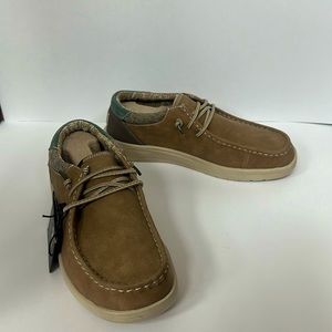 Hey Dude Leather slip on loafers